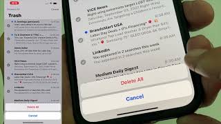 How to delete trash emails on iPhone 13