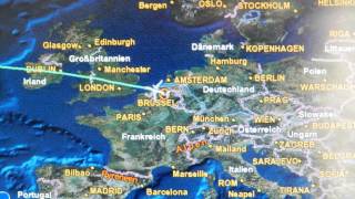 Boeing 767-300 Delta Airlines Brussels to New York JFK May 2012