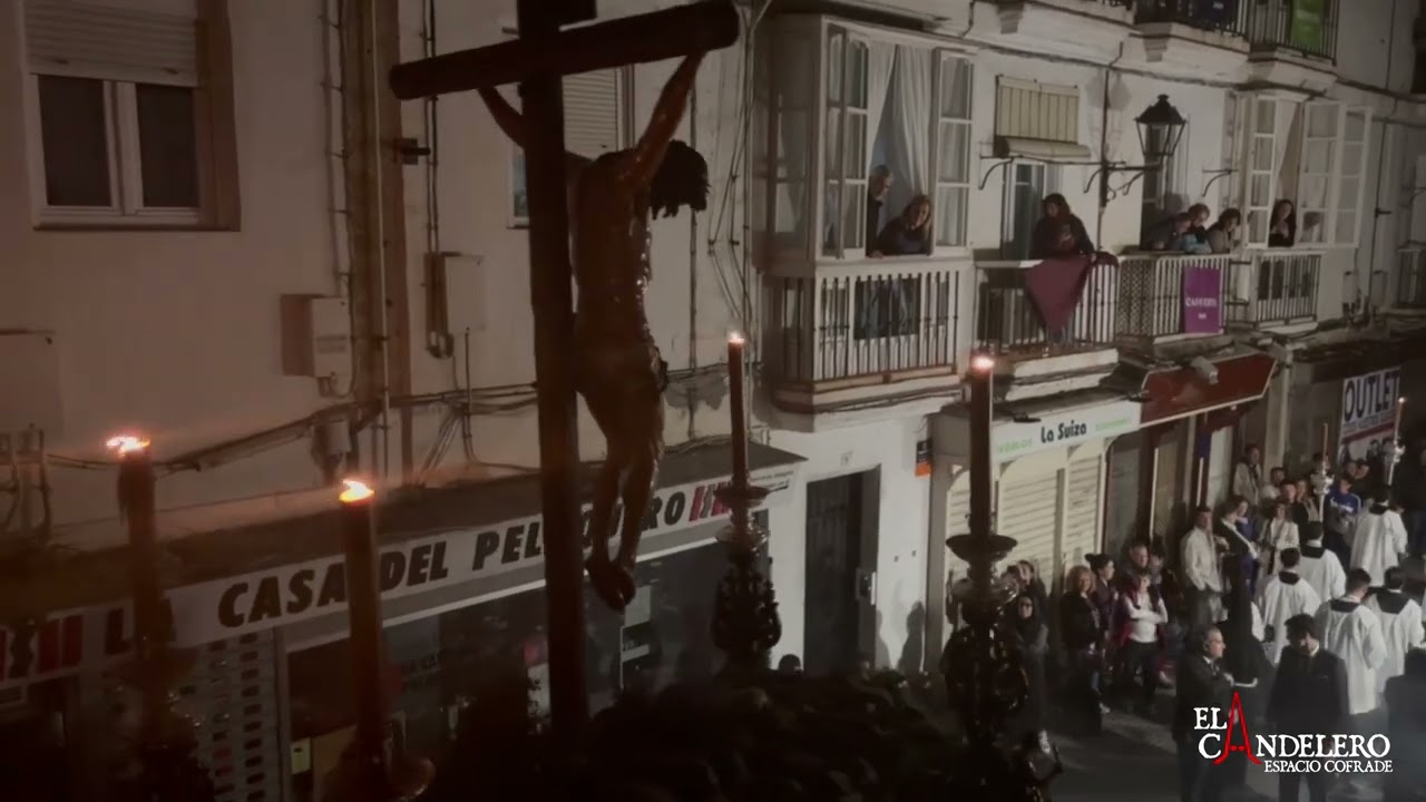 [4K] CRISTO DE LA BUENA MUERTE POR PELOTA | SEMANA SANTA 2025 CÁDIZ | CP CALVARIUM SEVILLA