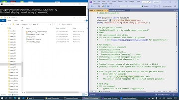 13.1 using playsound module to play mp3