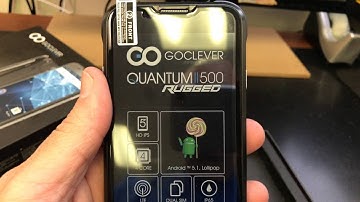 GOCLEVER QUANTUM 2 500 RUGGED DUAL SIM Unboxing Video – in Stock at www.welectronics.com