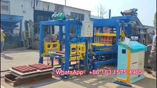 Qt4-15 paving block making machine color paver block machine fully automatic by Brick making machine 120 views 9 months ago 1 minute, 20 seconds