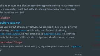 How to Suppress stdout & stderr Until Success in Python