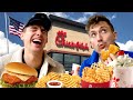 Brits try chickfila for the first time