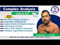 Lec-1.2 | Complex Analysis (Basics to Advance) | Mathematical Physics