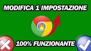Come Velocizzare Chrome Con 1 Semplice Impostazione | Veloce e Facile