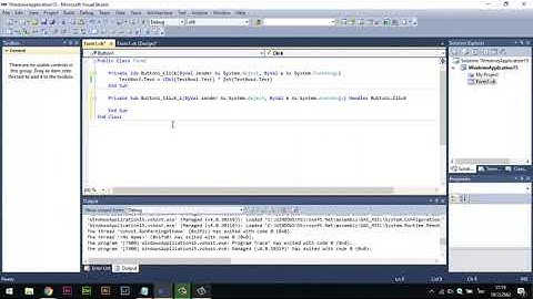 วิธีคำนวณง่ายๆ Visual Studio ภาษา VB
