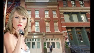 Night Walk around Taylor Swift's $50M NYC House and Neighborhood [4K] - TriBeCa (New York Walker)