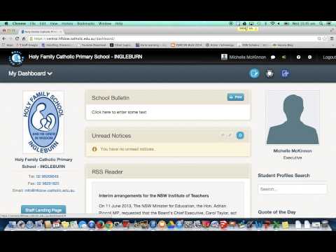 How To Access Sentral Reports From Staffpage