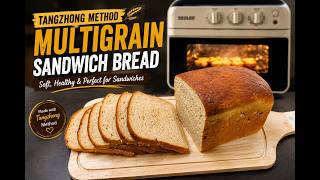 Healthy Multigrain Sandwich Bread | Bakery-Style Bread at Home  No Chemicals Used | Tangzhong Method screenshot 1