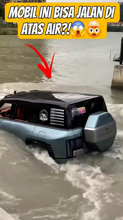 Mobil Ini Bukan Cuma Tahan Banjir… Tapi Bisa Jalan di Atas Air?! 🤯