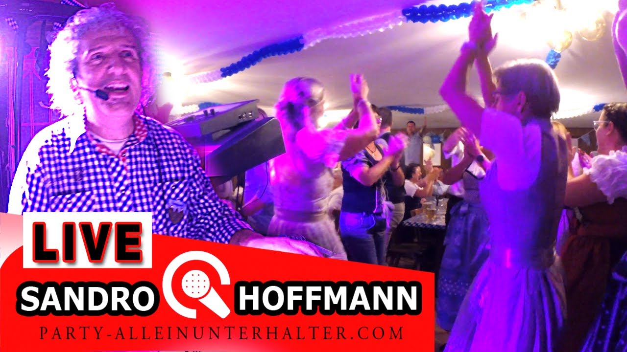 Live-Musik & Mega-Stimmung mit Party Alleinunterhalter Sandro Hoffmann auf dem Oktoberfest 🎤🥨