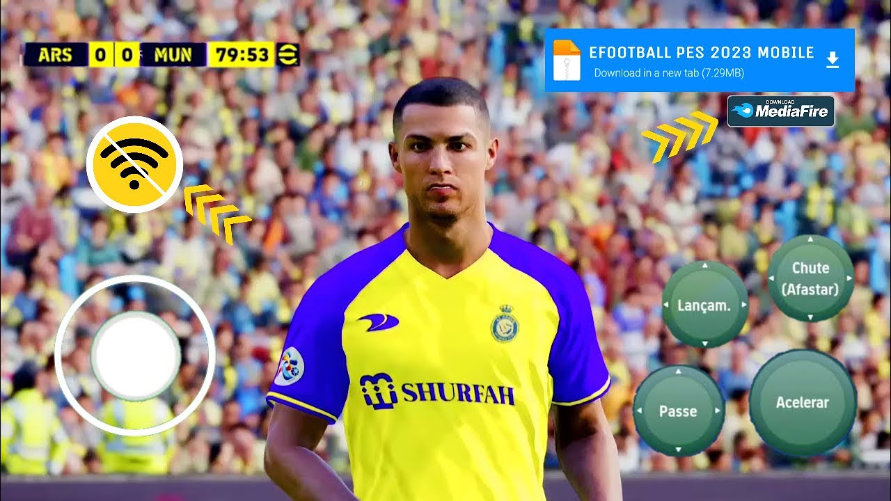 eFootball PES 2023 MOBILE OFFLINE ANDROID PS5 | FIFA 16 MOBILE THEME ...