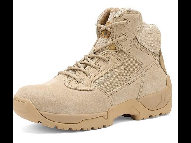 NORTIV 8 Men's Military Tactical Work Boots Hiking Motorcycle Combat Bootie 