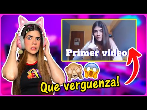 Así fueron MIS INICIOS en YouTube (REACCIONANDO a mi PRIMER VIDEO😳) | Ani Cat Vlogs💗