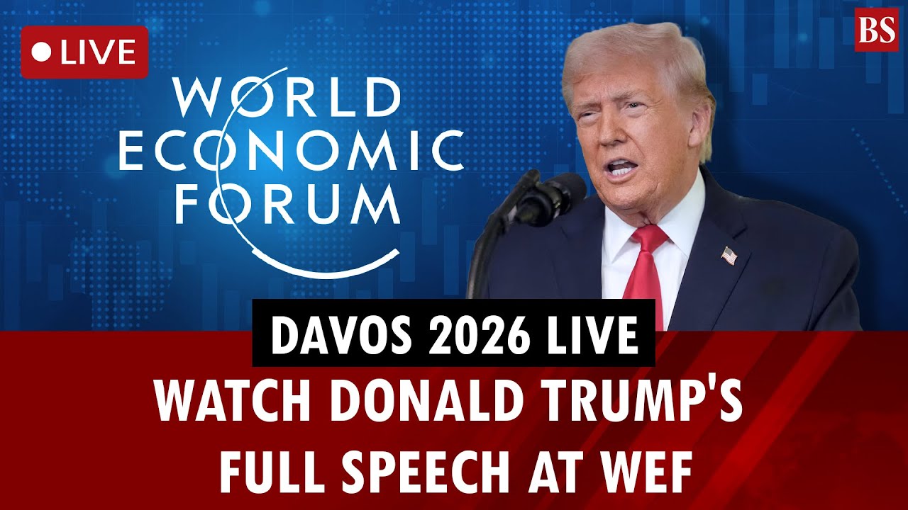 Davos 2026 Live: Watch Donald Trump's full speech at WEF | Trump tariff ...