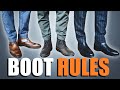 How to wear boots like a badass top 5 boot wearing dos  donts for men