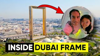 😧 WALKING ON A PIECE OF GLASS INSIDE DUBAI FRAME!