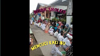 Anak Paud // Mencuci Kaki Ibu // anak sholeh