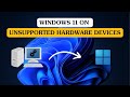 Windows 11 on unsupported hardware devices. #windows11 #windows10 #laptop #tutorial #microsoft