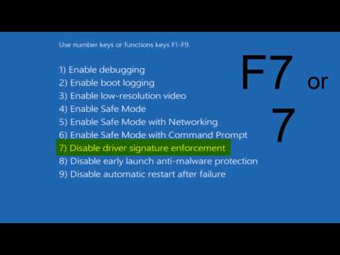 How To Disable Driver Signature Enforcement in Windows 10 hqdefault