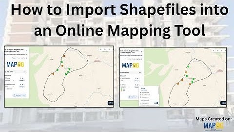 How to Import Shapefiles into an Online Mapping Tool #mapog #viral #video #shapefile #mappingtools