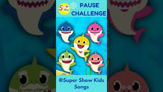 PAUSE CHALLENGE BABY SHARK #pausegame #challenge #levelhardchallenge #puzzlegame
