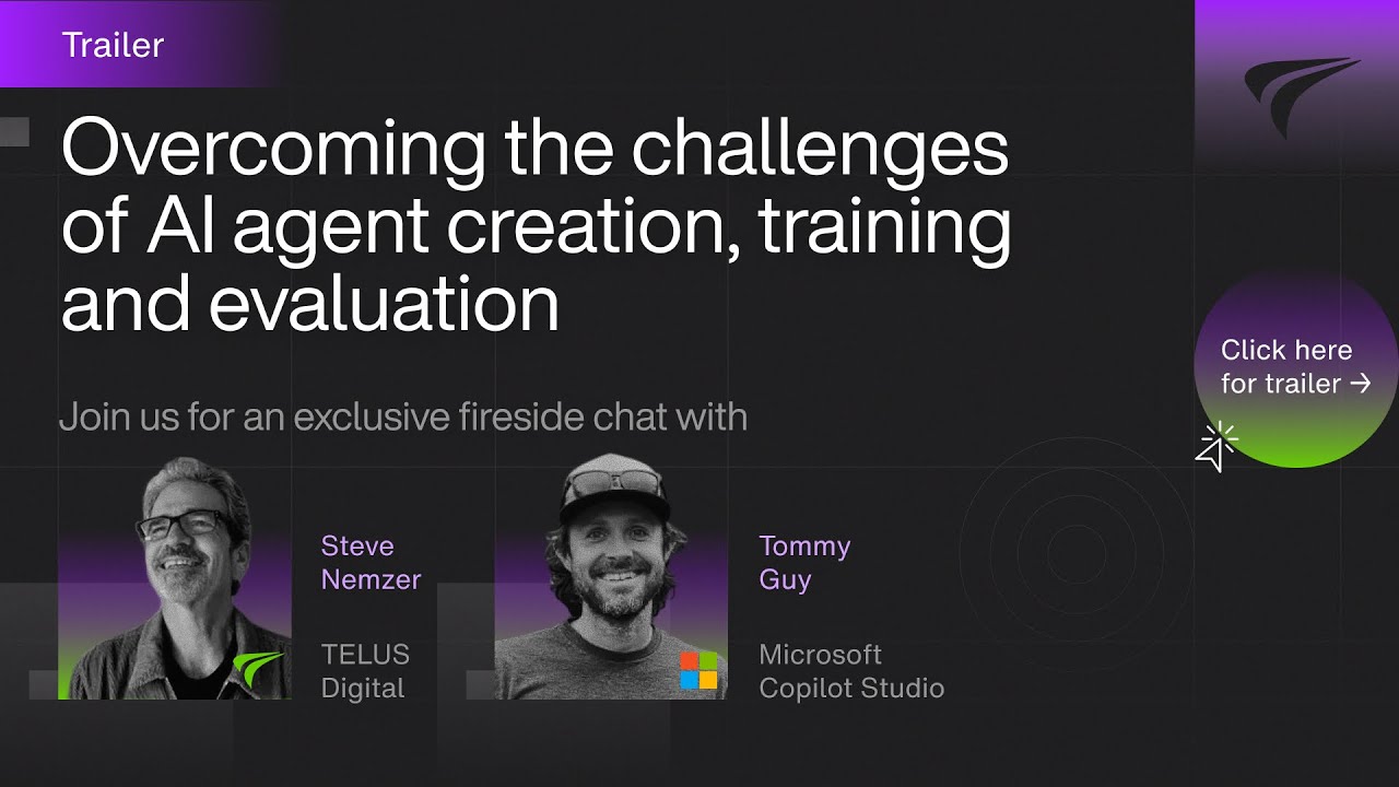 Преодоление трудностей создания, обучения и оценки агентов искусственного интеллекта (трейлер веб...