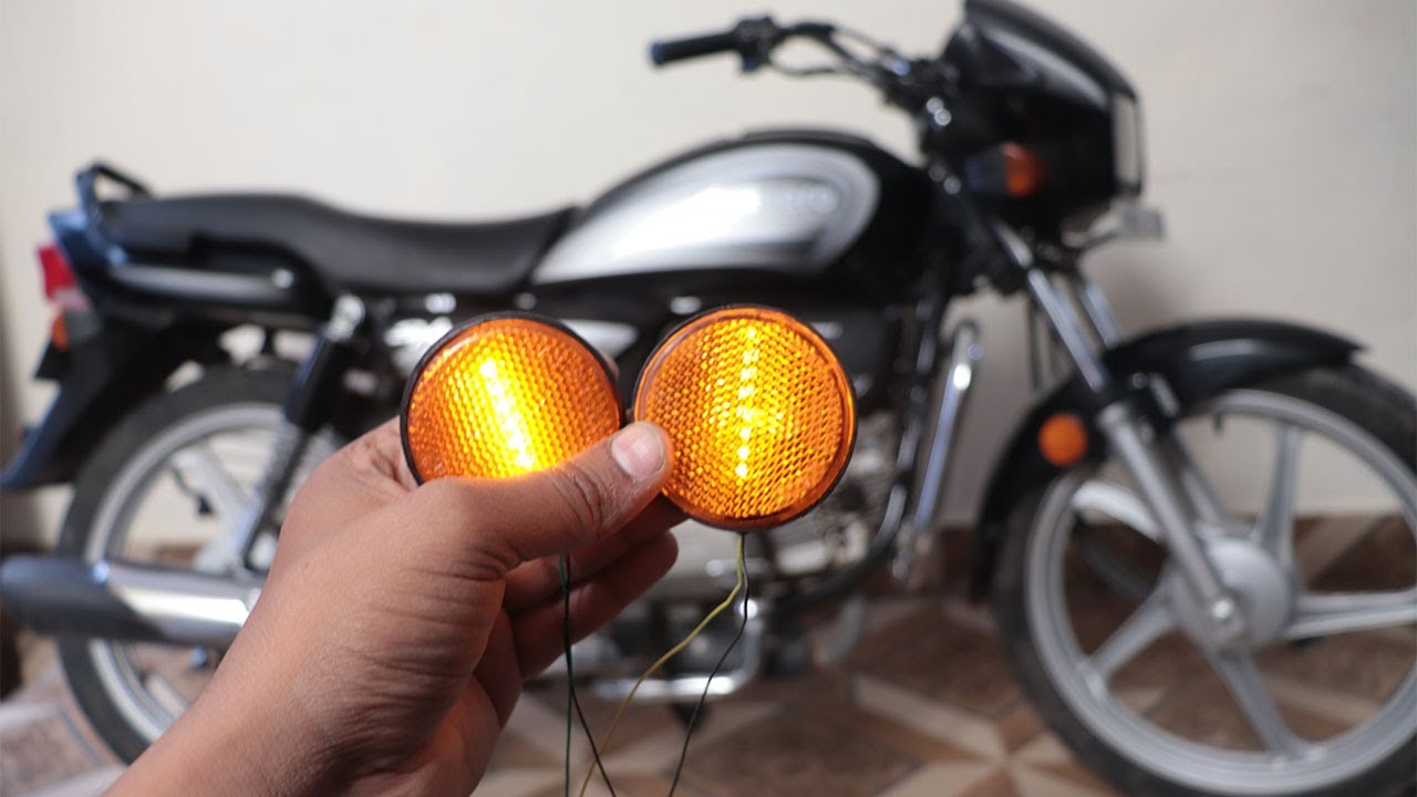side reflectors indicators on motorcycle YouTube