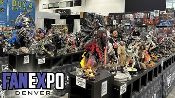 MASSIVE Statue Booth Tour at Fan Expo Denver Comic Con 2025!