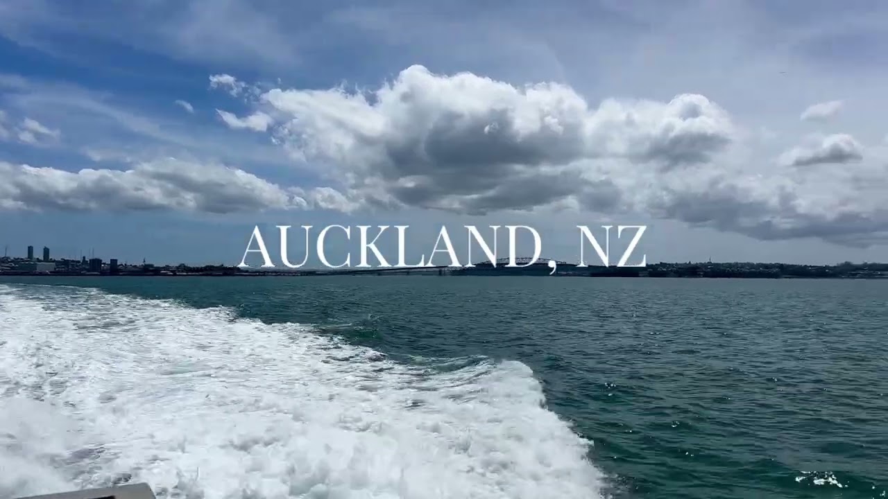 Ferry Ride in Auckland, New Zealand! 