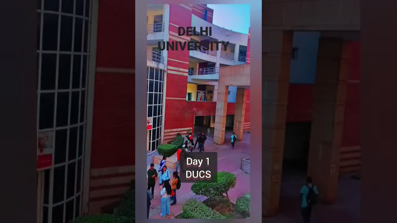 First Day in Delhi University❤️MCA Department of Computer Science DUET/CUET 