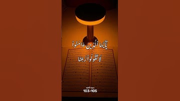 #اكسبلور #المصحف #تيك_توك سورة البقره103-105