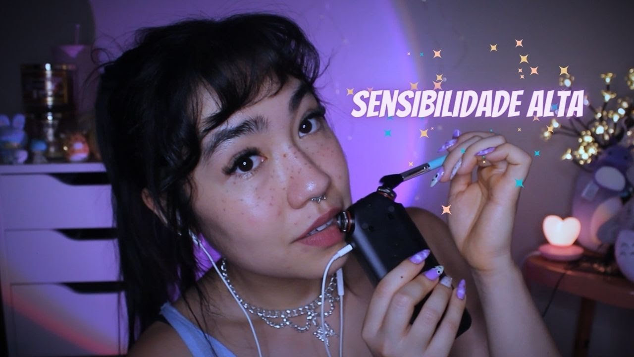 OS SONS DE BOCA MAIS INTENSOS DO CANAL? (ASMR com TASCAM, INAUDIVEL e outros triggers)