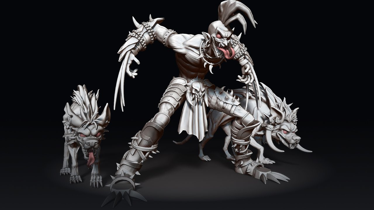 Stylized 3D Character Sculpting in ZBrush (Predator) - P3