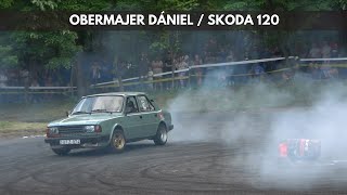 Obermajer Dániel / Skoda 120 / Bakonyszentlászló Szlalom 2.forduló 2024. - TheLepoldMedia