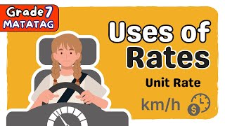 Grade 7 MATH Term 1 Week 6: Uses of Rates & Expressing Rates to Unit Rates MATATAG  Quarter1 Tagalog