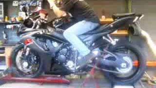Suzuki GSXR600 gsxr 600 Dyno run