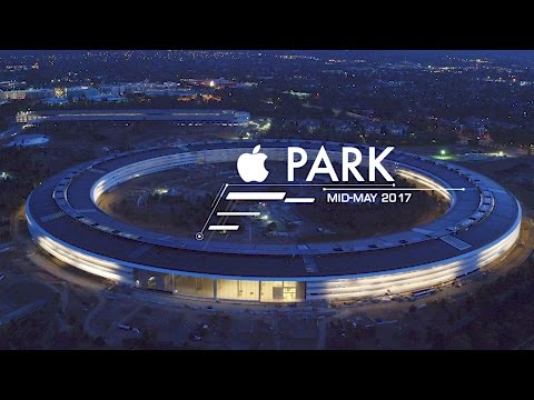  iOSMac El Apple Park por la noche en un nuevo vídeo grabado por un drone  