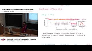 Benoîte de Saporta: Stochastic modeling for population dynamics: simulation and inference - Part 3