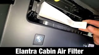 How to replace 2022 Hyundai Elantra Cabin Air Filter