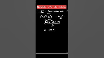 💯 How to solve sum of square of consecutive numbers #trending #viral #shorts