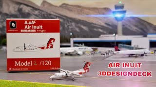 AIR INUIT DASH 8_100  (UNBOXING + REVIEW) #3d #review #modelairport #inuit 