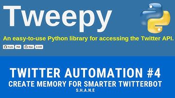 Create Memory for Smarter TwitterBot with Tweepy | #18 (Tweepy #4)