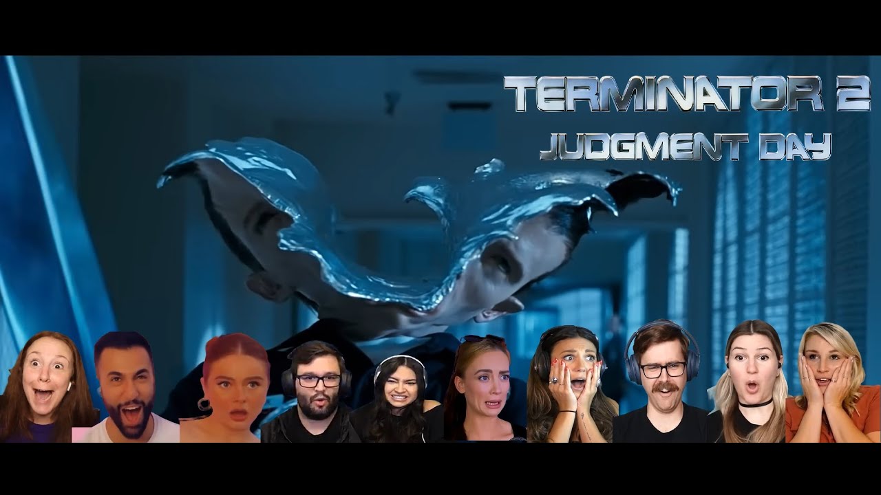 Top 8 YouTube Reactors IN AWE by Terminator 2 (1991) | Jaw-Dropping Sarah Connor Rescue Compilation!