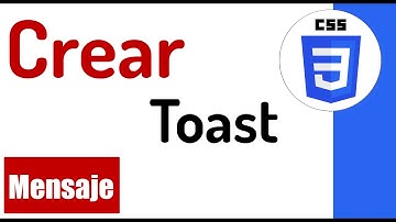 ✨ Crear un Toast o Notificación emergente en CSS  - Definir el JavaScript | 2