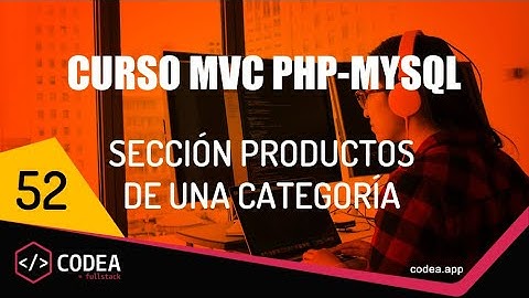 Página Productos por categorías Curso MVC PHP-MySQL Página Web Administrable para tienda de cómputo