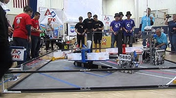 Colorado State Championship Finals - FTC 7347 - Attempting the Double Hang