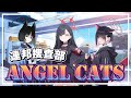 【創作SS】カズサ、キキョウ、イチカの三人がシャーレサポート組織『Angel Cats』を設立！黒猫の喧嘩とデート。卑しい天使のアプローチ。加湿器必須の結成秘話！【ブルーアーカイブ／ブルアカ／反応集】