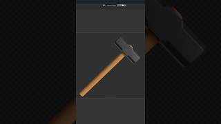 Let's see how to make hammer in Blender4.2#blender#blendertutorial#tutorial#blenderforbeginner#easy